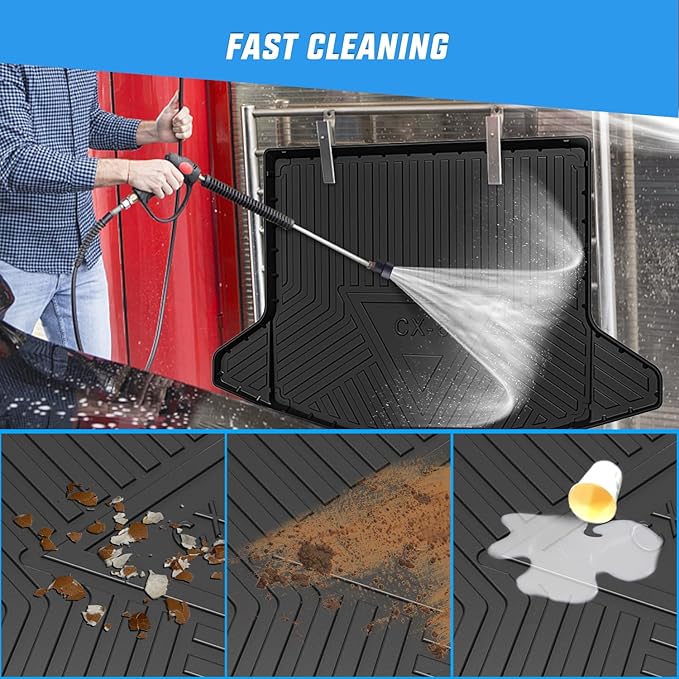 Nilight Cargo Mats for Mazda CX5 CX-5 2017 2018 2019 2020 2021 2022 2023 2024 2025 All Weather Protection Heavy Duty Cargo Liners