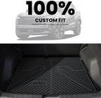 LASFIT Cargo Mat & Backrest Mats for Nissan Kicks 2025-2026 (Not Fit AWD & 2025 Kicks Play), All Weather TPE Custom Fit Easy Clean Durable No-Curling Trunk Mat for Kicks 2025-2026 S/SV/SR Cargo Liner