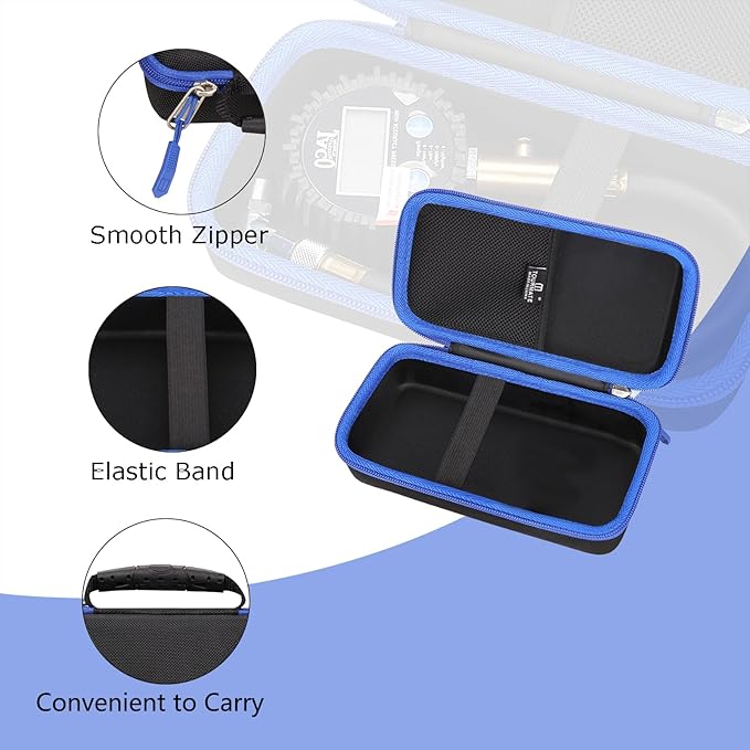 Hard Storage Case for JACO Superior Products/TIRETEK/AetralYB/ETENWOLF/VONDIOR Tire Pressure Gauge,Travel Case for Professional Accuracy - 60/100/200 PSI (Only Box)
