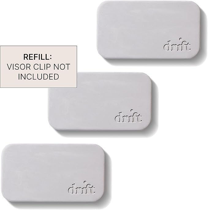 Drift Car Air Freshener - The Original Stone Air Freshener - Car Odor Eliminator - Long Lasting Scent - Metal Clip - Essentia