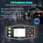 OBD2 Scanner Diagnostic Tool, Professional Automotive Scanner with Battery Test, Check Engine Light Code Reader, Data Stream,