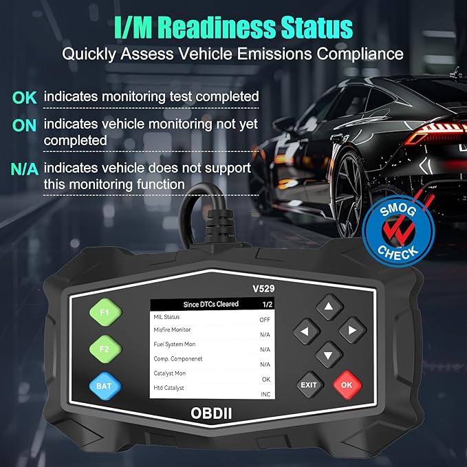 OBD2 Scanner Diagnostic Tool, Professional Automotive Scanner with Battery Test, Check Engine Light Code Reader, Data Stream,
