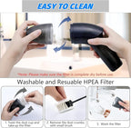 4.3Kpa Keyboard Vacuum Cleaner Mini：Handheld Computer Vacuum Cordless for Car Laptop Sewing Machine Portable Keyboard Vac USB
