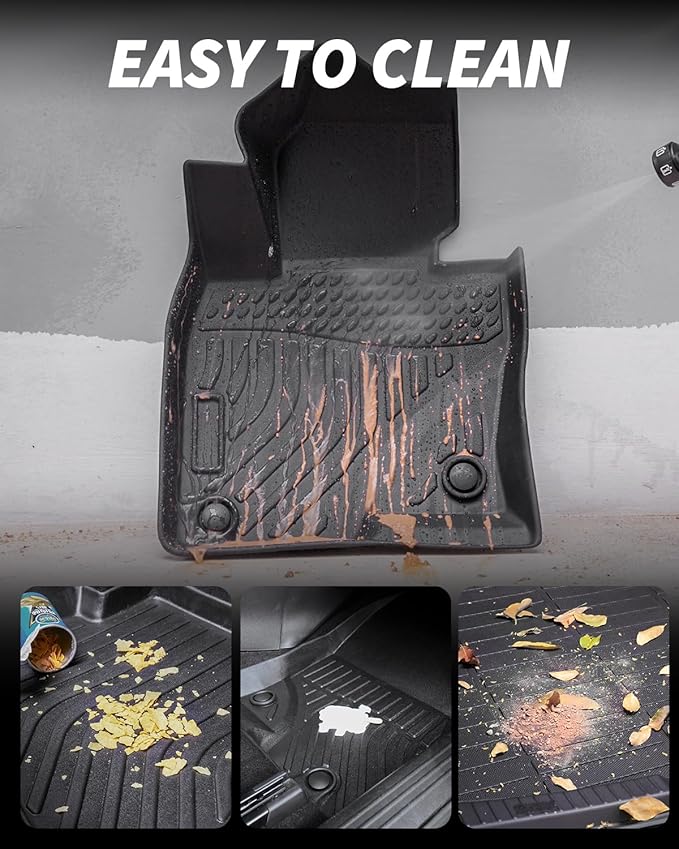 7 PCS for Mazda CX5 Floor Mats 2025 2024 2023 2022 with Cargo Liners Backrest Mat, Full Set Back Seat Cover Protector All Weather Trunk Front Rear Automotive Car Rubber Carpet Mat CX-5 Accessories