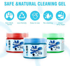 DNA MOTORING 3 Pack Car Cleaning Gels Auto Detailing Tools Cleaning Putty Car Interior Cleaner, Car Jelly Cleaner, Keyboard C