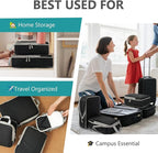 Compression Packing Cubes for Travel, 4 Set Expandable Packing Organizers, Lightweight Luggage Organizer Bags, Travel Essenti
