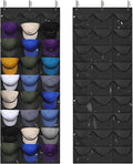 Dofilachy Hat Rack - Hat Organizer - Hat Racks for Baseball Caps, Visible Hat Holder - Baseball Rack for Wall Door with 3 Hoo