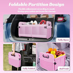 Sposuit Trunk Organizer for Car - 70L Collapsible Car Storage with 11 Pockets & Reinforced Handles, SUV Trunk Organizers for