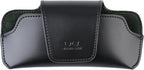 Sunglass Holder for Car Visor, Car Sunglasses Holder Leather, Eyeglasses Holder Glasses Storage Case Visor Accessories