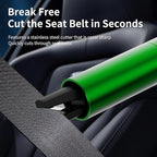 HHXS Window Breaker Seatbelt Cutter, 2026 Upgraded Safe Hammer Glass Breaker Under Water, Emergency Escape Tool for New Car S