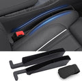 Car Seat Gap Filler, Seat Gap Organizer with Phone Holder, Car Seat Accessories, Car Organizer Fit Car SUV Truck, 2PCS Seat Gap Filler and 1 Pack Sunglass Holder Black