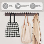 Car Trash Bag Large Hanging Can for Back of Seat, Cute Waterproof Car Garbage Bag for Vehicle, Travelling, Outdoor Black White Houndstooth
