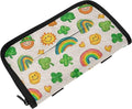 Car Tissue Holder Car Visor Organizer Tissue Box Holder for Car Sun Visor Organizer with Car Vehicle Accessories Essentials Interior for Women Men Light Leprechaun Clovers St.Patrick Rainbows