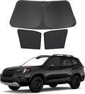 3PCS Car Window Shades Front Windshield Sun Shade Foldable Window Shade Custom Fit for 2019-2024 Subaru Forester Accessories Car Shades for Front Windows Anti-UV Rays Block Heat