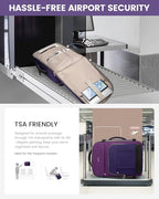 LOVEVOOK 40L Travel Backpack - Carry On & Personal Item for Women & Men, Spacious & Durable with 3 Packing Cubes