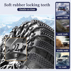 16PCS Snow Chains for Car Tires for BMW M4 2015–2025, Portable Reusable Safety Chains, Helps Improve Traction on Winter and M