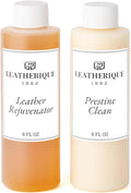 Leatherique Leather Care & Preservation Set - 8 oz | Leatherique Rejuvenator Oil & Prestine Clean 2-Step System | Softens, Co