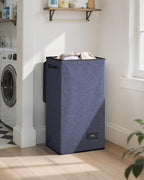 SOLEDI Laundry Hamper with Lid 100L Large & Tall Collapsible Laundry Basket, Clothes Hamper with Bag Removable Easy to Carry,