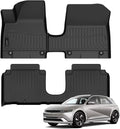 Auxko All Weather Floor Mats for Hyundai IONIQ 5 2025 Movable Console Model TPE Liners All Season Accessories Guard Odorless Anti-Slip Floor Liners for Hyundai IONIQ 5 2025