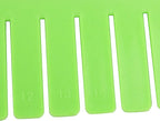 ZOENHOU 60 PCS Green Drawer Dividers, 12.6 x 2.8 Inch Adjustable Premium Plastic Drawer Divider Organizers for Makeup Drawers