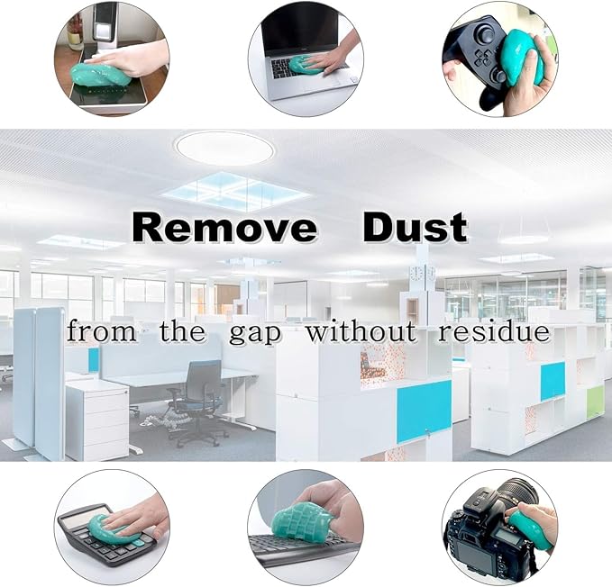 ASFSKY Car Cleaning Gel for Car Detailing Car Cleaning Gel Putty Reusable Keyboard Cleaner Gel Car Putty for Cleaning Dust Un