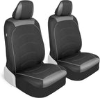 Motor Trend Black Cloth Car Seat Covers for Front Seats – Premium Automotive Bucket Seat Covers, Made for Vehicles with Remov