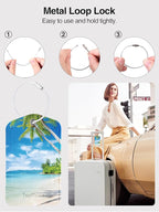 TopMade Smart Luggage Tag with Find My, Premium Leather Luggage Tags for Suitcase, Travel Bags, Backpacks, Anti-Lost Suitcase