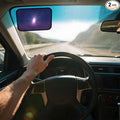 ZATOOTO Static Cling Car Window Shades (2 Pack, 9.84 * 7 in) Expandable Sun Shade Side Window Sun Blocker Car Windshield Sunshade｜Reinforced Frame｜Anti-Glare｜Static Cling｜