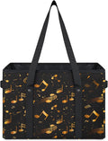 Reusable Grocery Bag, Foldable Large Shopping Tote Bag for Groceries Kitchen Picnic Car Trunk