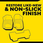 Meguiar’s Quik Solutions All-Weather Floor Mat Kit,All Weather Floor Mat Cleaner and Car Mat Protectant that Deep Cleans & Re