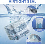 8 Pack Vacuum Storage Bags, Jumbo Cube 31x40x15 Inch, Extra Large Vacuum Seal Bgas for Comforters, Blankets, Pillow, Quilts, 