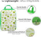 6 Pcs Compression Packing Cubes, Packing Cubes for Travel, Waterproof Luggage Organizer Bags Set, Cute Packaging Cubes for Wo