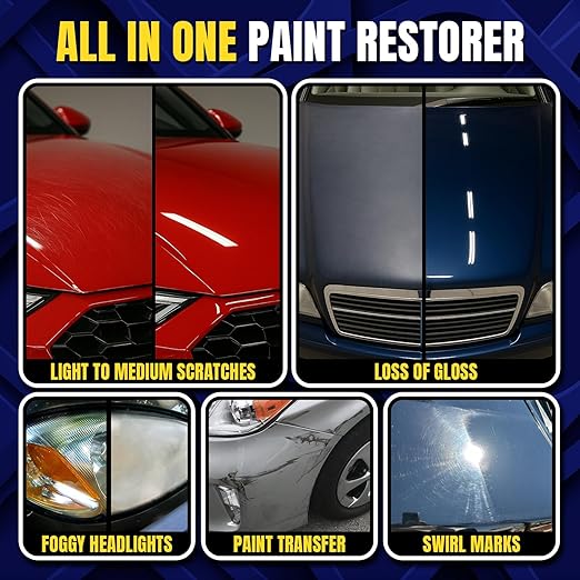 Scratch Remover – Car Scratch Repair & Swirl Remover for Vehicles – Deep Scratch Repair Compound & Polishing Solution – Car Paint Repair Kit for Clear Coat & Paint Restoration – 8 oz