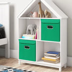 Closet Organizers Fabric Storage Bins With Lids Collapsible Cube Storage Organizer Basket With Handles,Storage Boxes for Clot