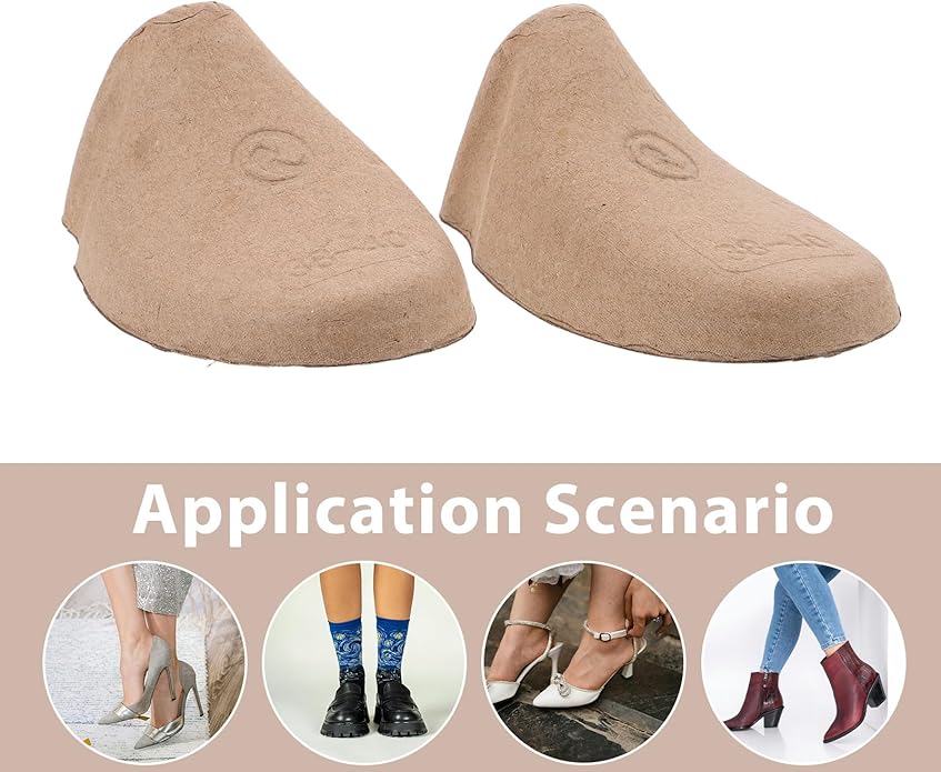 DECHOUS 20 Pairs Paper Shoe Tree Inserts - Reusable Anti-crease Boot Shaper for Men Women, Sneakers, Mules, Sports/Leather Dr
