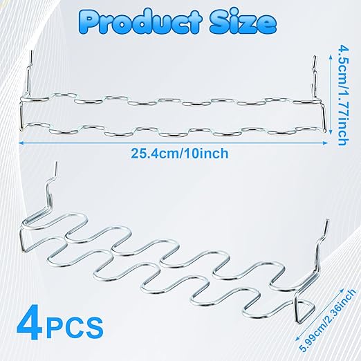 Hanaive 4 Pieces Pegboard Pliers Holder, Holds 11 Plier Per Rack, Steel Pegboard Hooks Pliers Peg Board Organizer Accessories