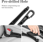 Car Seat Gap Filler 2 Pack with Organizer Hook, Car Seat Gap Plug Fills Gap Between Seat & Console Prevent Small Items & Tools from Falling Seat Side Gap Fits Cars, SUVs, Trucks & Sedans