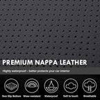 Coverado Chevy Silverado Seat Covers, Faux Leather Seat Covers Fit for Chevy Silverado GMC Sierra 2007-2025 1500, 2015-2025 2