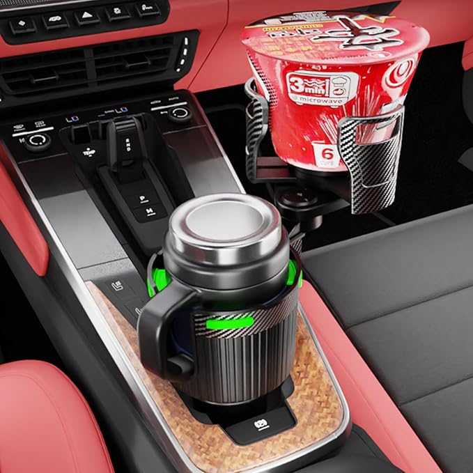 Car Cup Holder Expander Water Bottle Base fit Stanley fit owala for Yeti Rambler for Hydro Flasks 14/24/32/36/40oz -Adjustabl