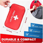 First Aid Kit 194 Piece Emergency Kits for Hiking Camping Trauma Kit for Boat Vehicle Compact Aid Kit for for Home Car Travel