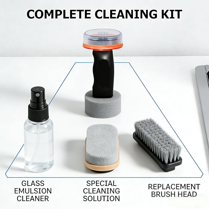 2026 New Handheld Glass Oil-Film Remover, Glass Emulsion Cleaner, Preserve Clarity, Immediately See the Effects, Perfect Visi