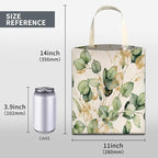 Car Trash Can, Cute Car Trash Bag, Hanging Car Organizer and Storage Bag, Trash Bin for Car Accessories, Vehicle, Travelling, Camping Watercolor Golden Leaf