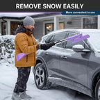 REALYOU 49.2" Snow Brush & Ice Scraper for Car Windshield, Upgraded Extendable Snow Brush with 360° Pivoting Brush Head and Foam Grip for Car Auto Truck SUV