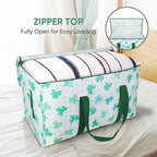 BALEINE 2-Pack Oversized Moving Bags with Reinforced Handles, Heavy-Duty Storage Tote for Clothes, Moving Supplies (Clover, 2