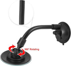 Blind Spot Adjustable Car Mirror Rotate Suction Cup Black Arm Rearview Mirror for All Universal Vehicles