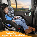 MAIKER Backseat Tablet Holder, Adjustable Hanging iPad Holder Mount Compatible with 2018-2025 Jeep Wrangler JL & 2020-2025 Gladiator JT, Road Trip Essentials for Kids for 4.92‘’~9.25’’ Devices Black