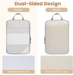 Compression Packing Cubes for Travel, Lightweight Vacation Travel Essentials, Travel Accessories for Suitcase Organizer Bags 
