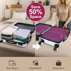Cambond Compression Packing Cubes for Travel - Lightweight Expandable Travel Bags Luggage Organizers Travel Essentials Compre