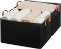 StorageWorks Storage Bins, Fabric Storage Bins for Shelves, Extra Large Storage Baskets with Metal Frame, Closet Baskets and 