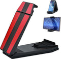 Dashboard Phone Mount Holder for Garmin Nuvi Tomtom Magellan Navigation iPhone iPad Galaxy Yoga Android Tablet PC Fits 4.3"-10.1" GPS & Smartphone Anti-Skid Friction Clamp Mount (Red)